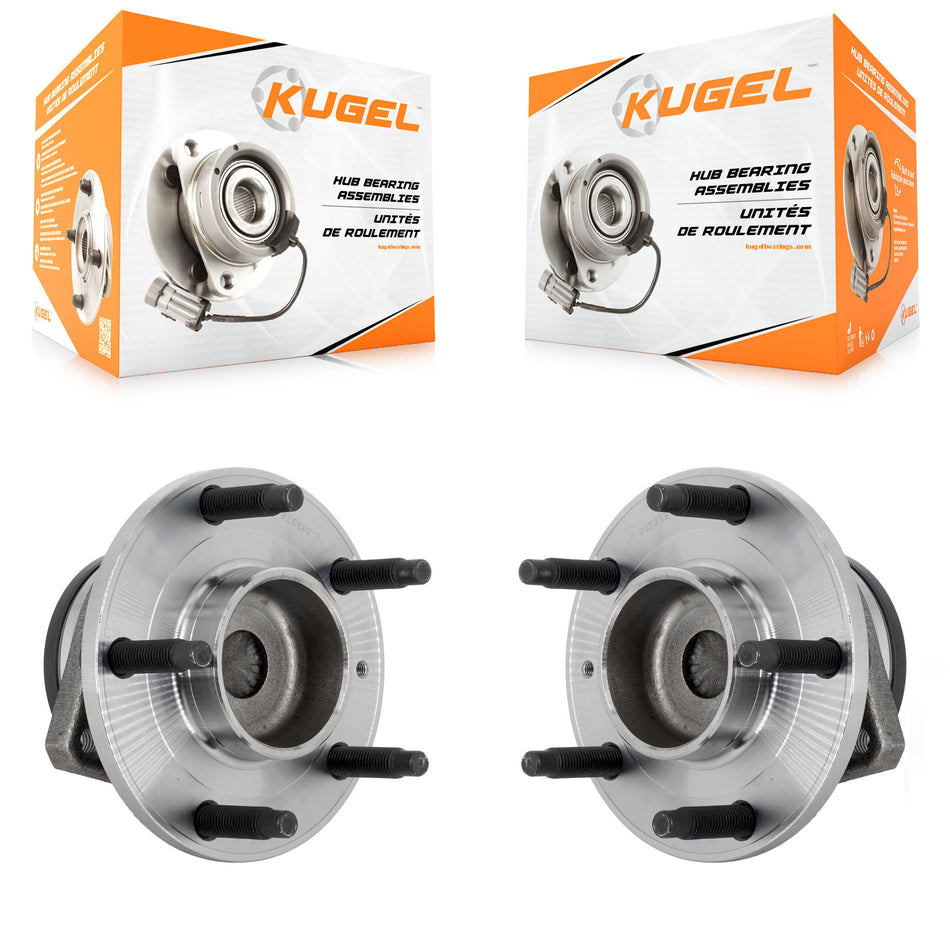 Front Wheel Bearing And Hub Assembly Pair For 2014-2019 Chevrolet Corvette K70-102079