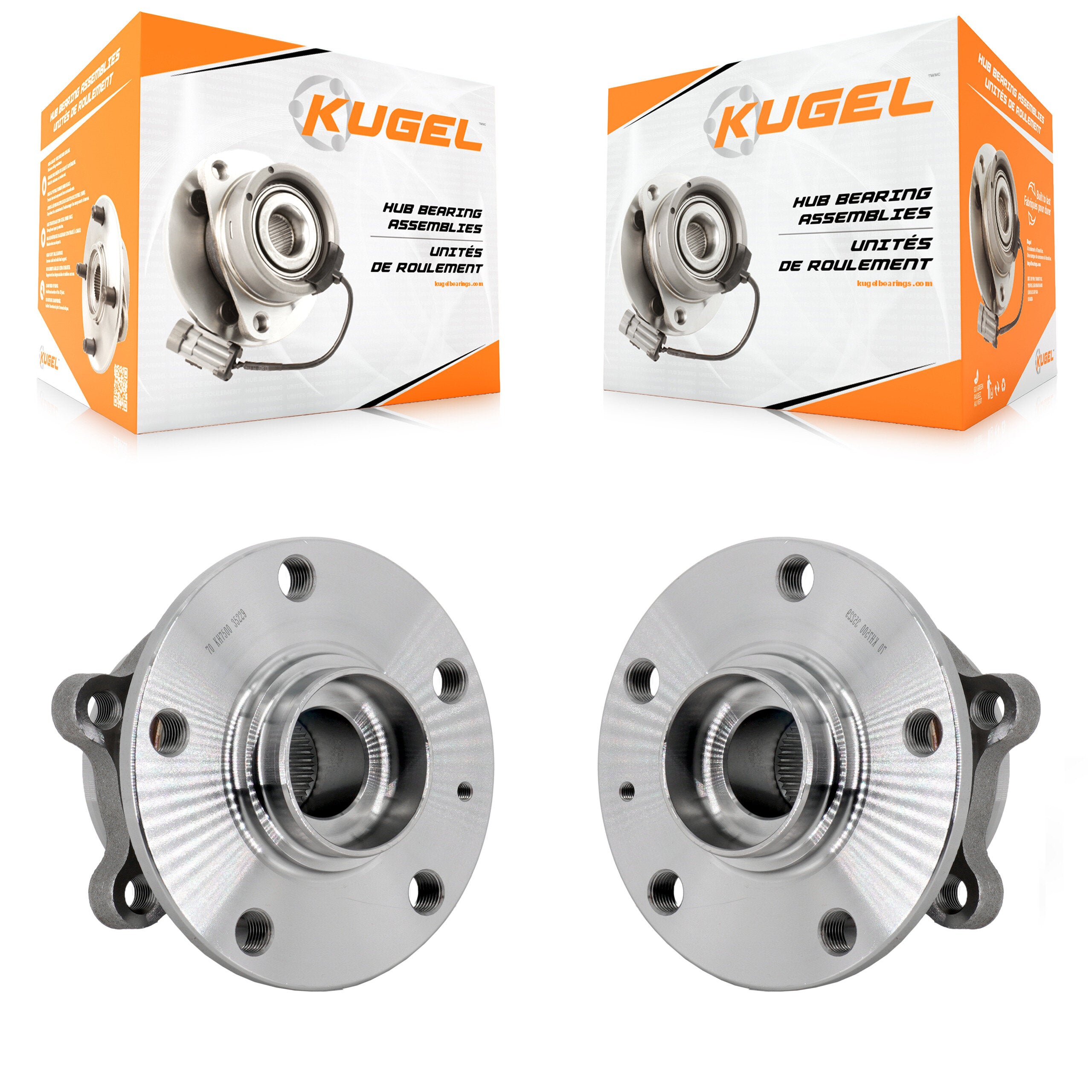 Front Wheel Bearing And Hub Assembly Pair For Volkswagen Atlas Cross Sport K70-102092