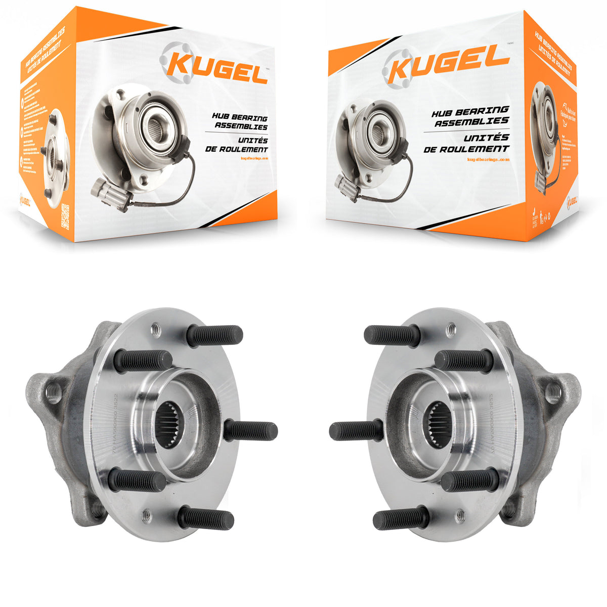 Rear Wheel Bearing And Hub Assembly Pair For Mazda 3 CX-30 K70-102109