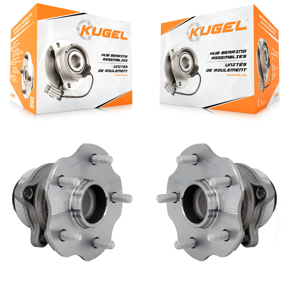 Rear Wheel Bearing Hub Assembly Pair For Toyota Highlander Lexus RX350 RX450h RX350L FWD K70-102118