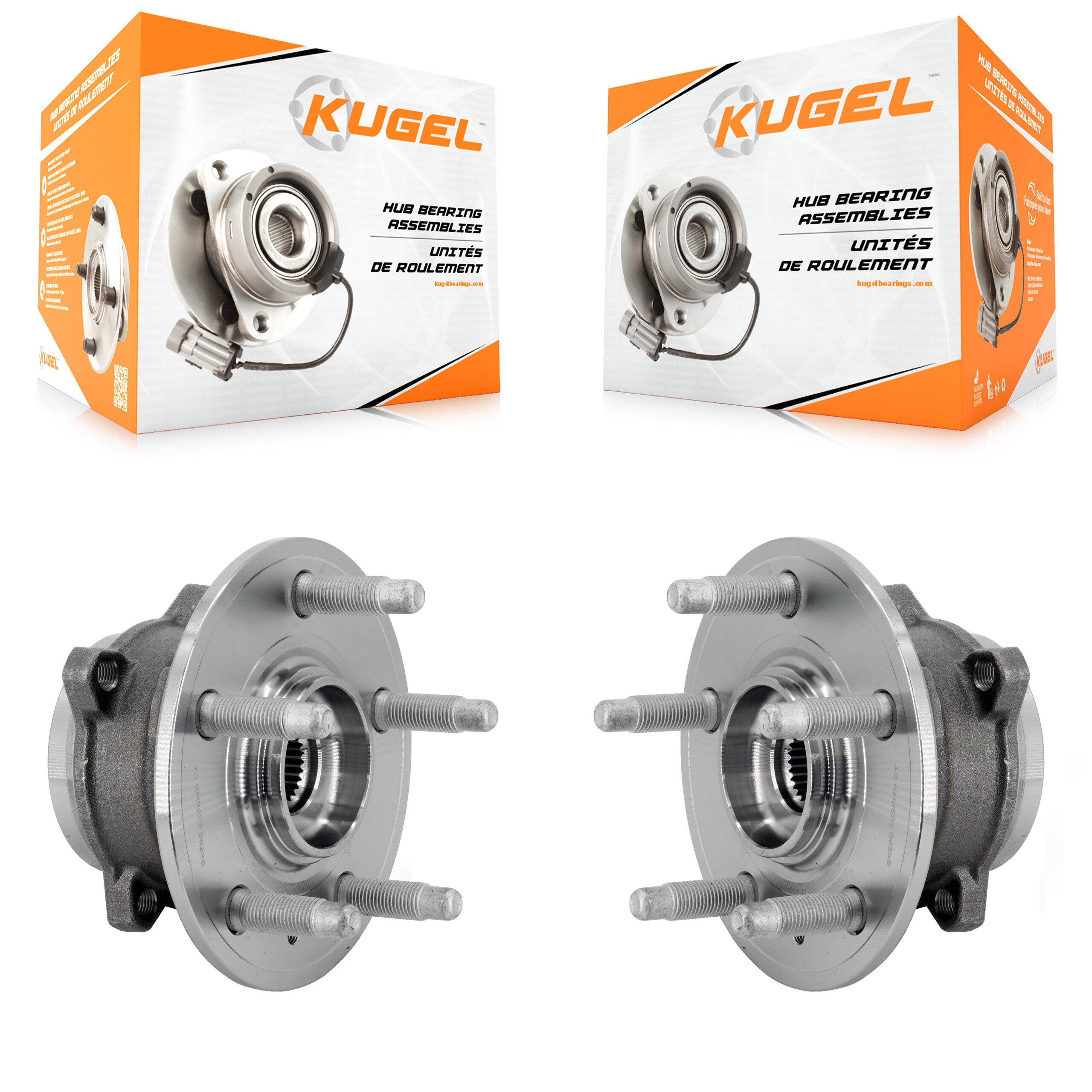 Rear Wheel Bearing And Hub Assembly Pair For Tesla S X K70-102127