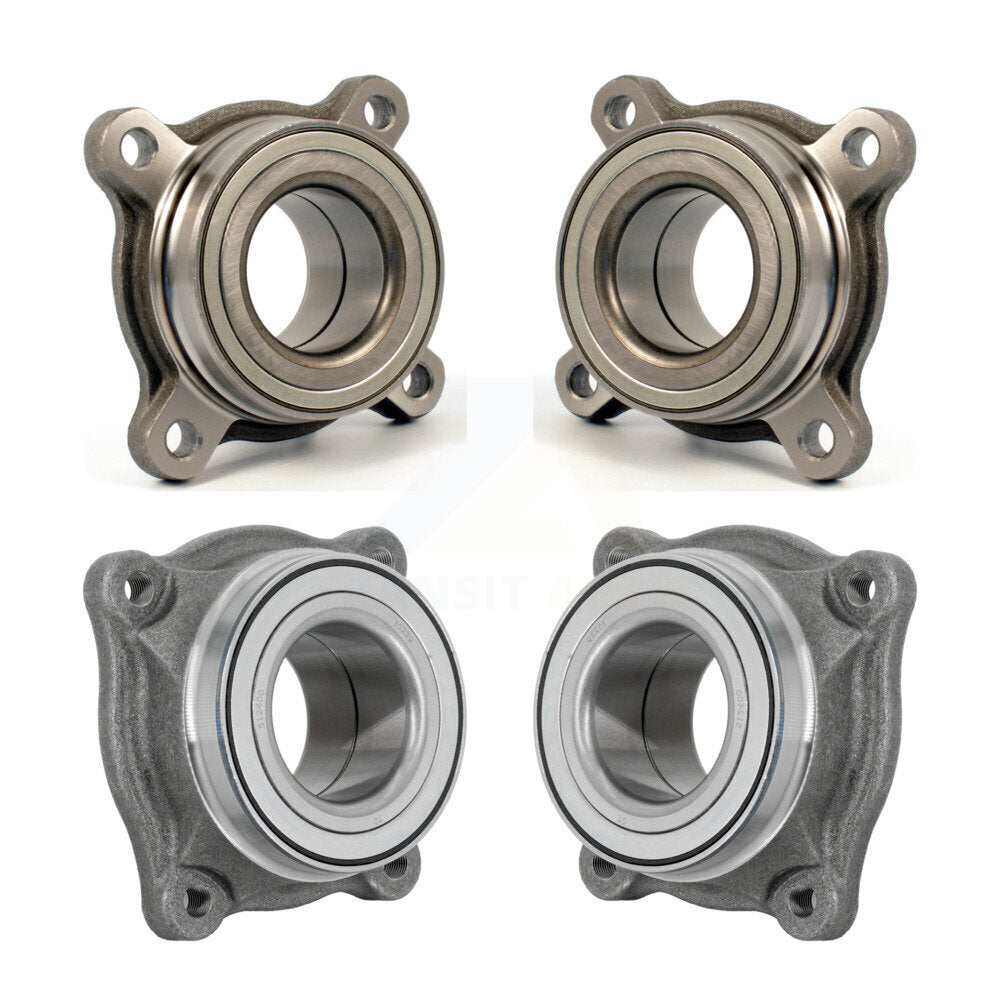 Front Rear Wheel Bearing Assembly Kit For 2008-2022 Toyota Sequoia K70-102131