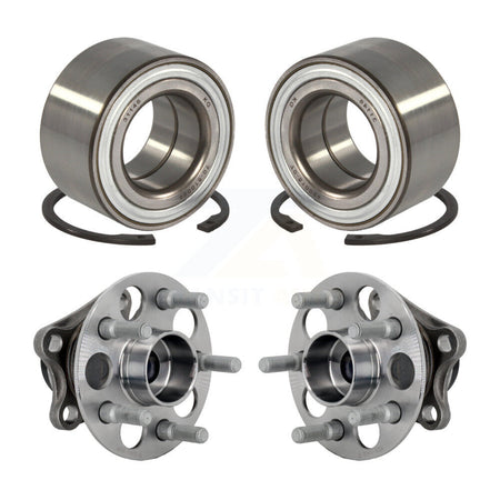 Front Rear Wheel Bearing And Hub Assembly Kit For 2008-2014 Scion xD K70-102136