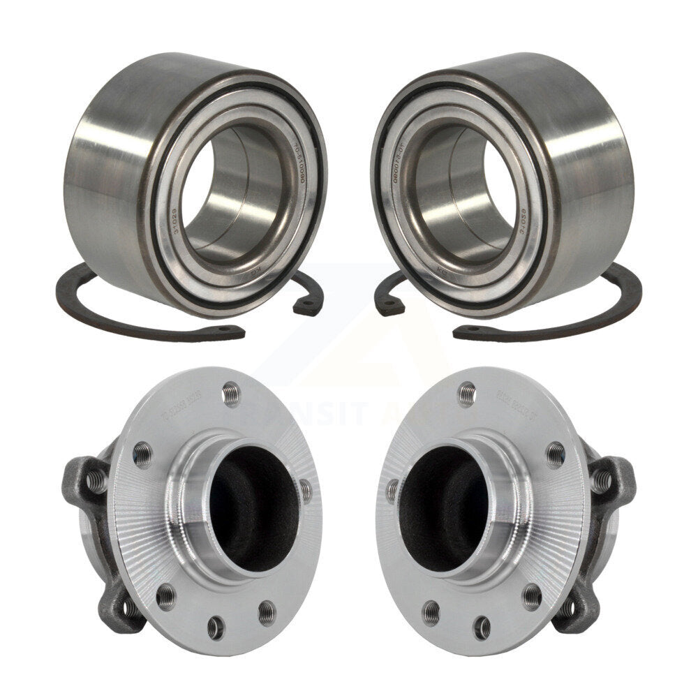 Front Rear Wheel Bearing And Hub Assembly Kit For 2017 Jeep Compass MP body code with FWD K70-102138