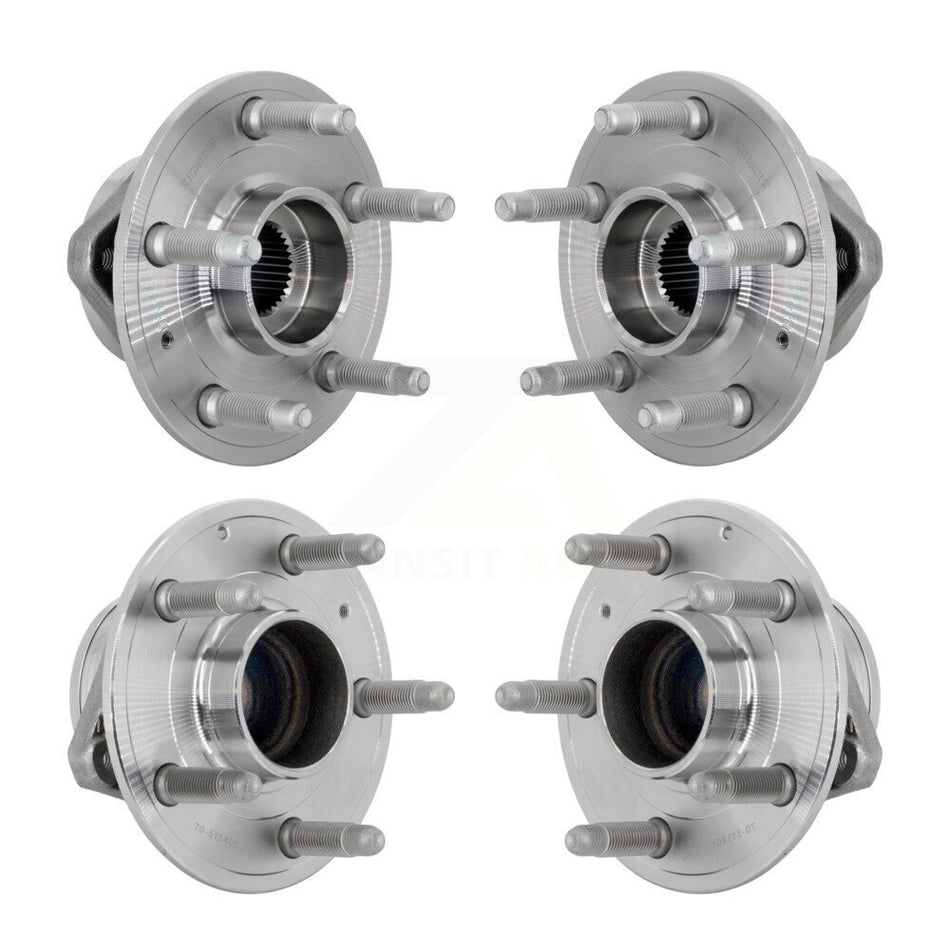 Front Rear Wheel Bearing & Hub Assembly Kit For 2019-2020 Buick Envision FWD K70-102165