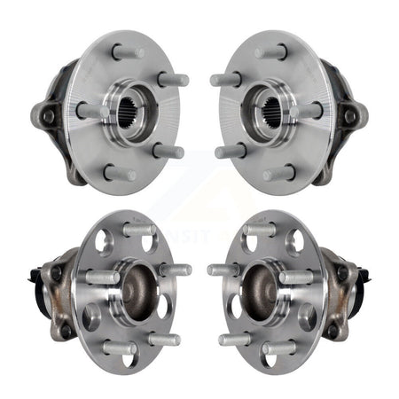 Front Rear Wheel Bearing & Hub Assembly Kit For 2019-2020 Toyota RAV4 FWD with GAS engine K70-102169