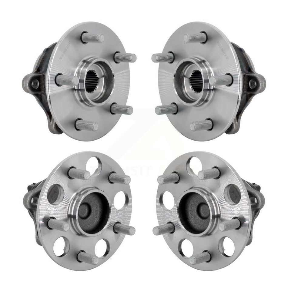 Front Rear Wheel Bearing & Hub Assembly Kit For Toyota RAV4 FWD with GAS engine K70-102172