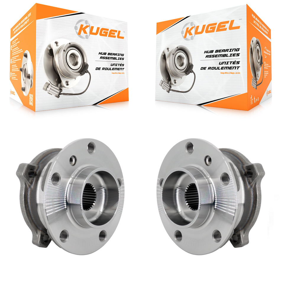 Front Wheel Bearing And Hub Assembly Pair For BMW X5 X6 M12 x 1.25 Thread K70-102186