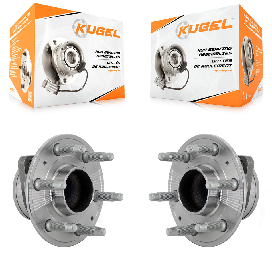 Rear Wheel Bearing Hub Assembly Pair For Cadillac XT5 Chevrolet Traverse GMC Acadia Buick K70-102197