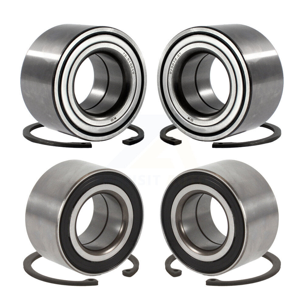 Front Rear Wheel Bearing Kit For 2007-2009 Jaguar XK XKR K70-102216