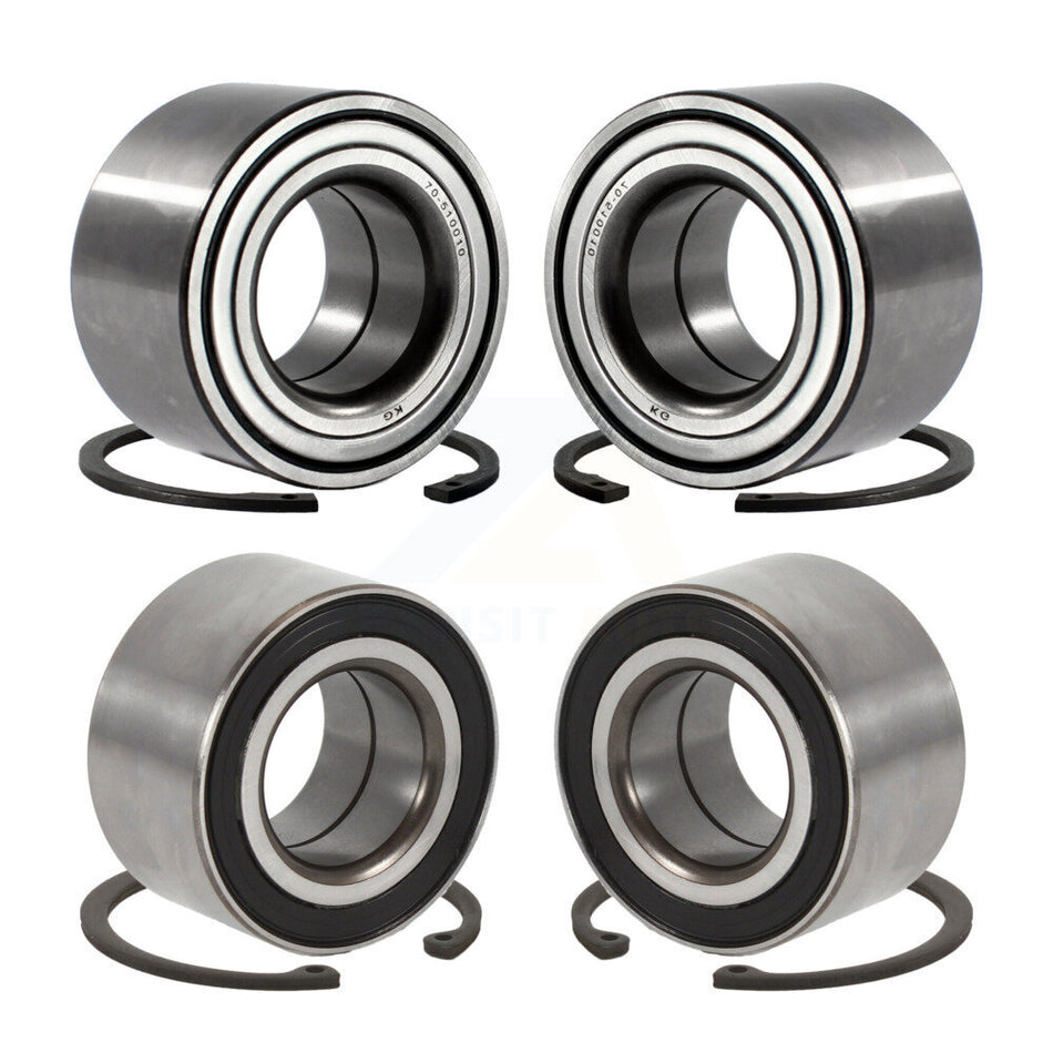 Front Rear Wheel Bearing Kit For 2007-2009 Jaguar XK XKR K70-102216