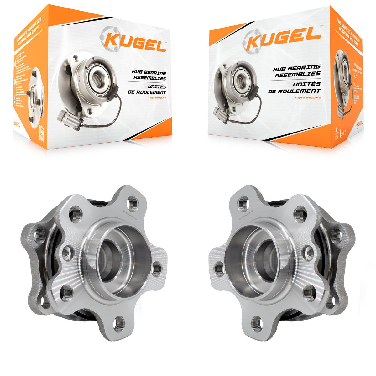 Rear Wheel Bearing Hub Assembly Pair For BMW X3 330i xDrive X4 M340i 530i 540i i4 330e Z4 K70-102217