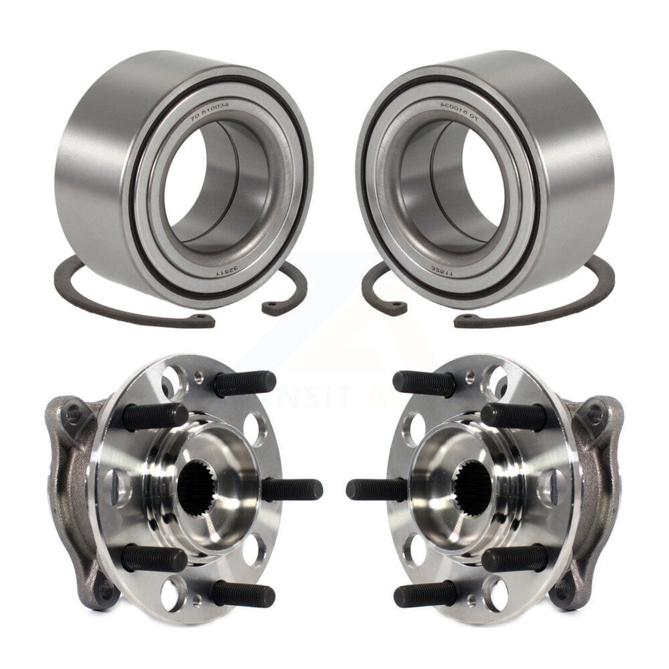Front Rear Wheel Bearing And Hub Assembly Kit For Hyundai Tucson Kia Sportage AWD K70-102219