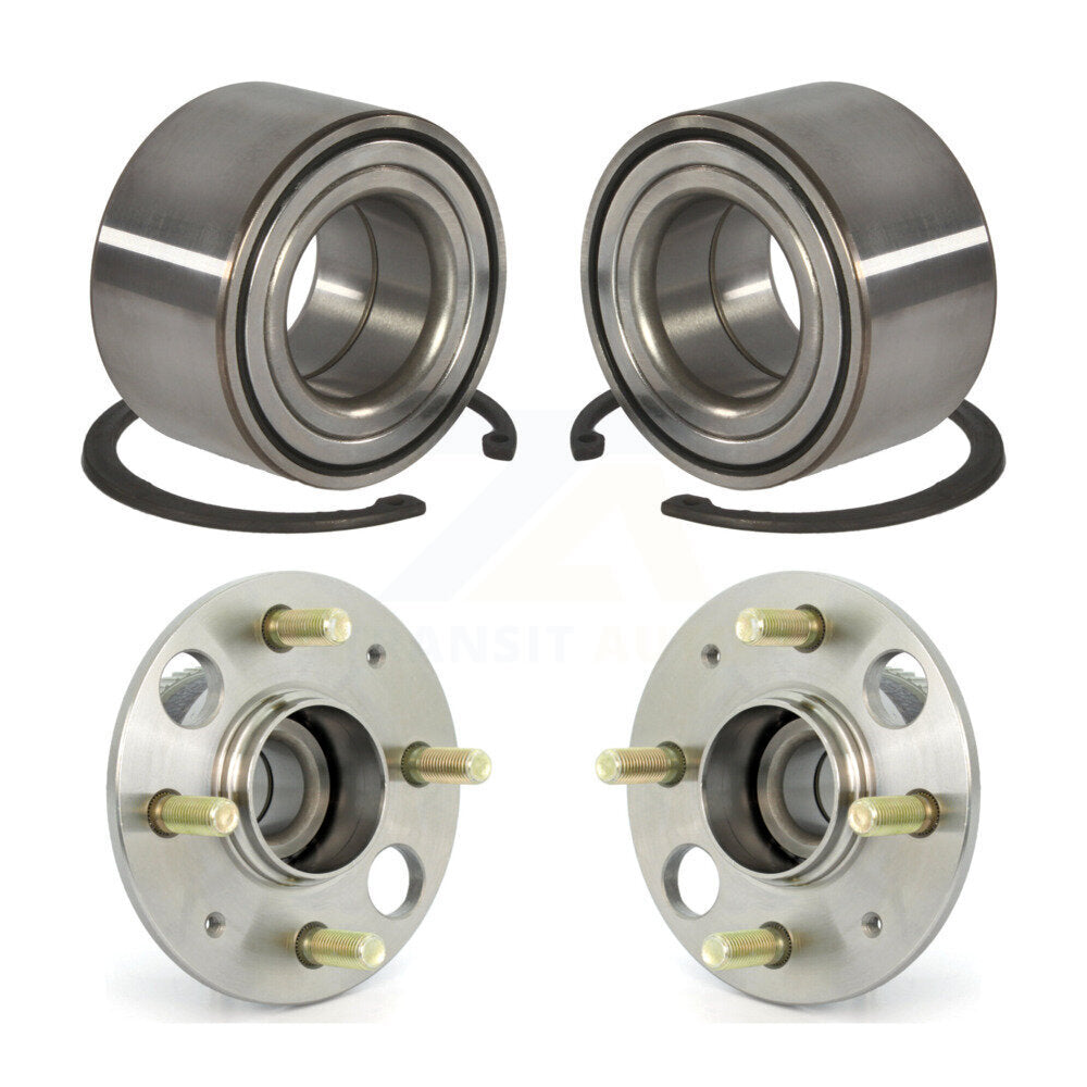 Front Rear Wheel Bearing And Hub Assembly Kit For Honda Civic del Sol K70-102224
