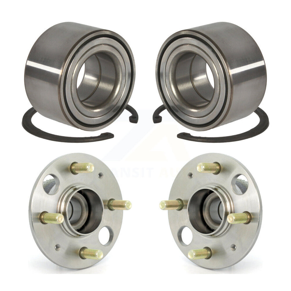 Front Rear Wheel Bearing And Hub Assembly Kit For Honda Civic del Sol K70-102224