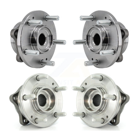 Front Rear Wheel Bearing & Hub Assembly Kit For 2016-2017 Kia Rondo K70-102233
