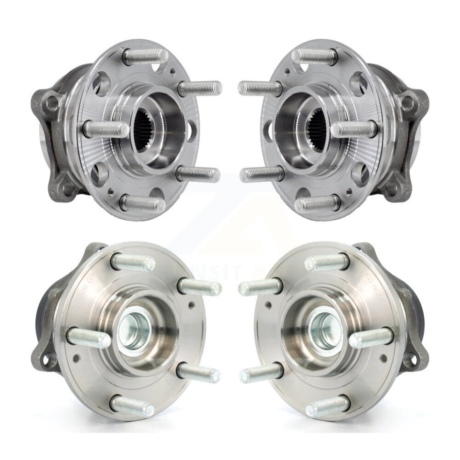 Front Rear Wheel Bearing & Hub Assembly Kit For 2019-2020 Hyundai Santa Fe FWD K70-102237