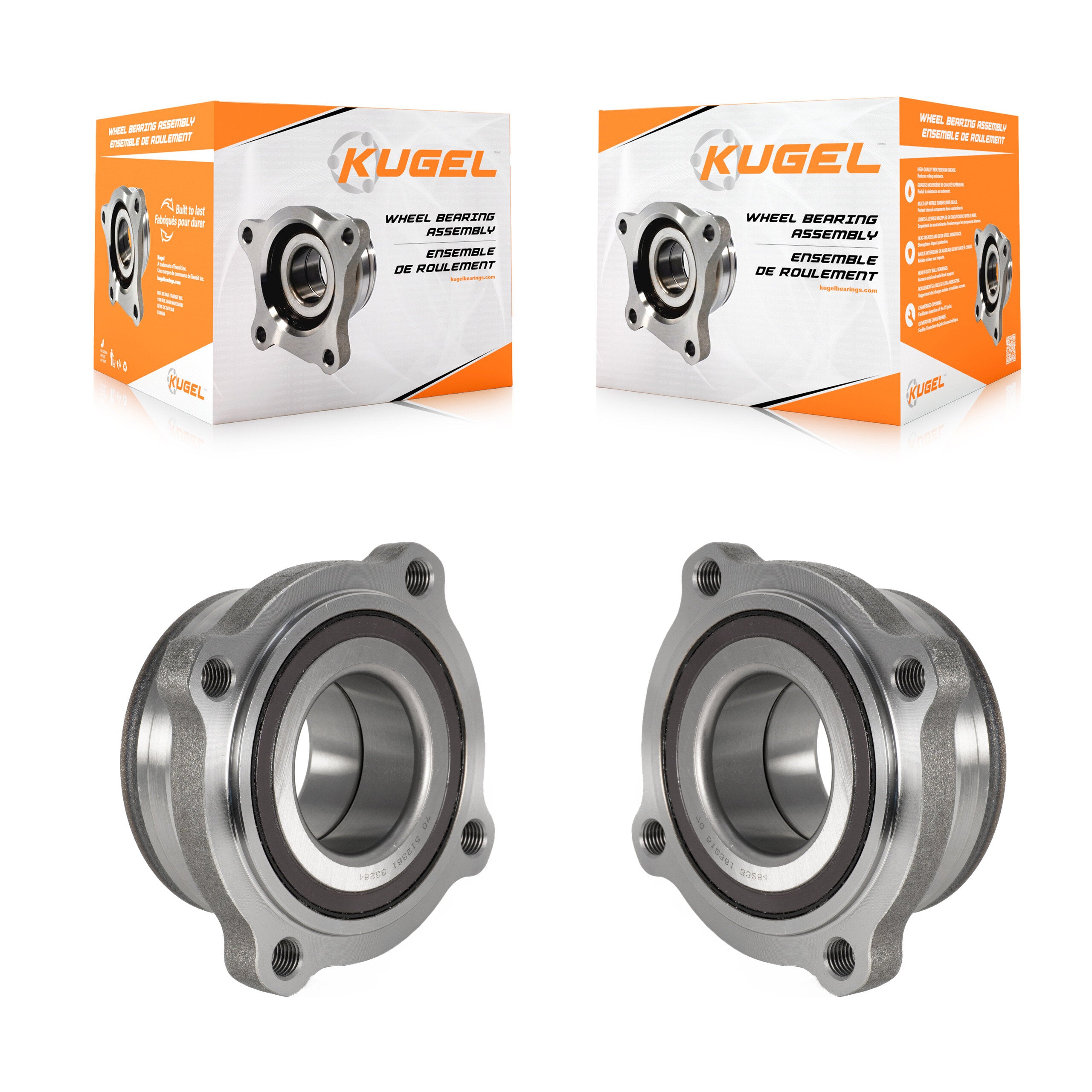 Rear Wheel Bearing Assembly Pair For BMW X5 X6 K70-102260