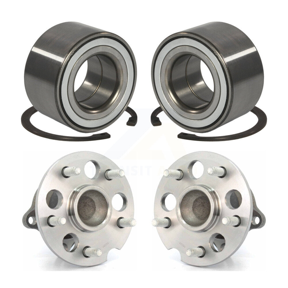 Front Rear Wheel Bearing And Hub Assembly Kit For 2003 Toyota Sienna From 01 03 K70-102288