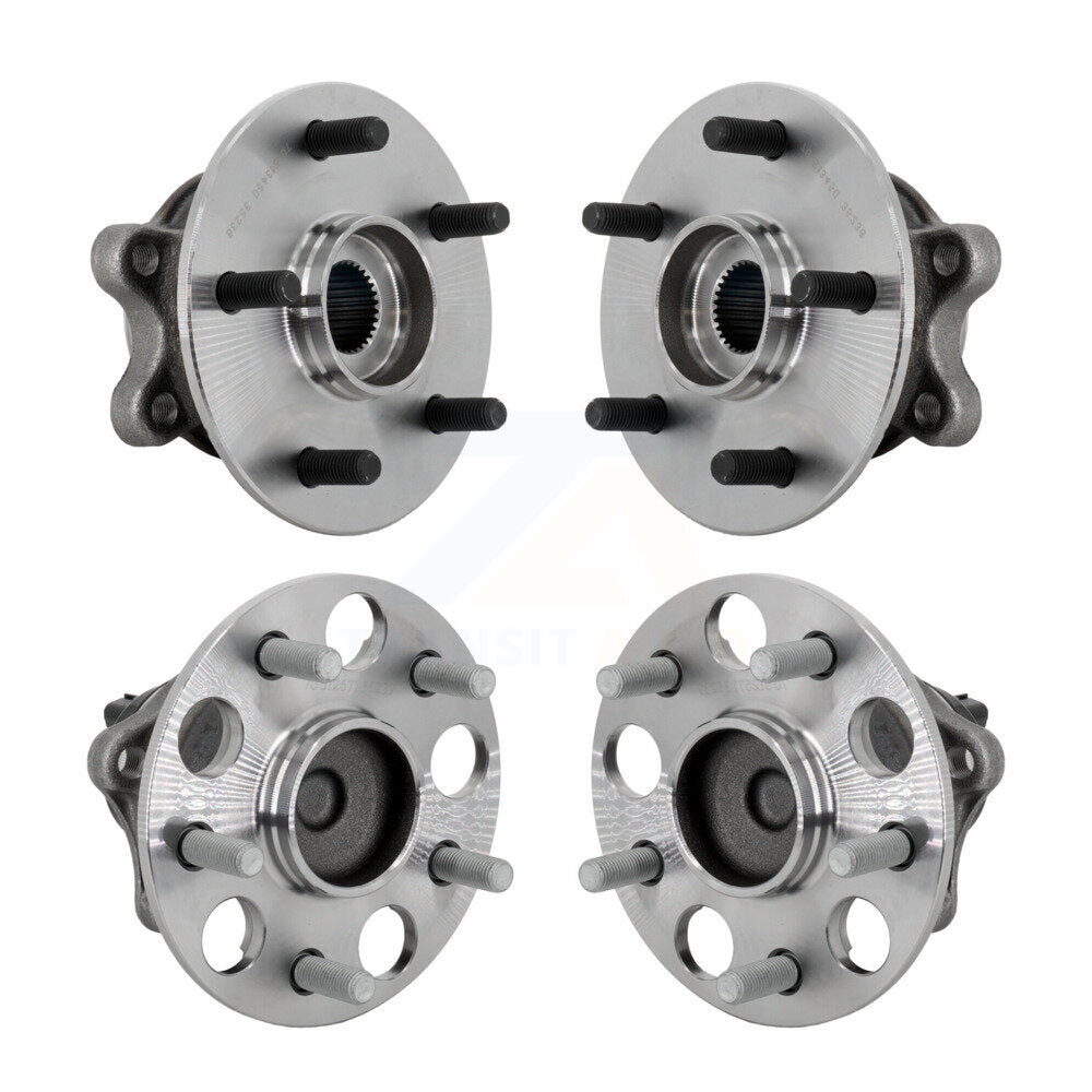 Front Rear Wheel Bearing & Hub Assembly Kit For 2019-2021 Lexus ES350 ES300h K70-102293