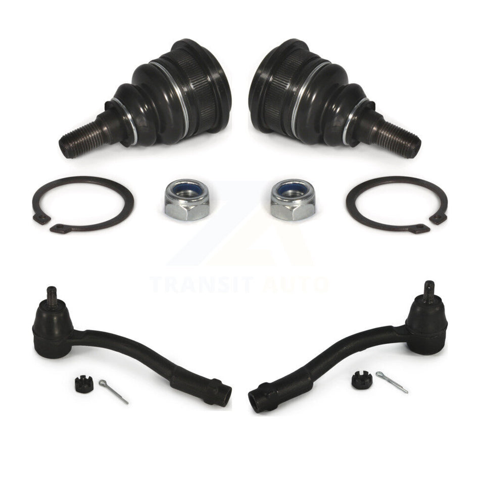 Front Suspension Ball Joint And Tie Rod End Kit For 2006 Hyundai Accent Hatchback K72-100881