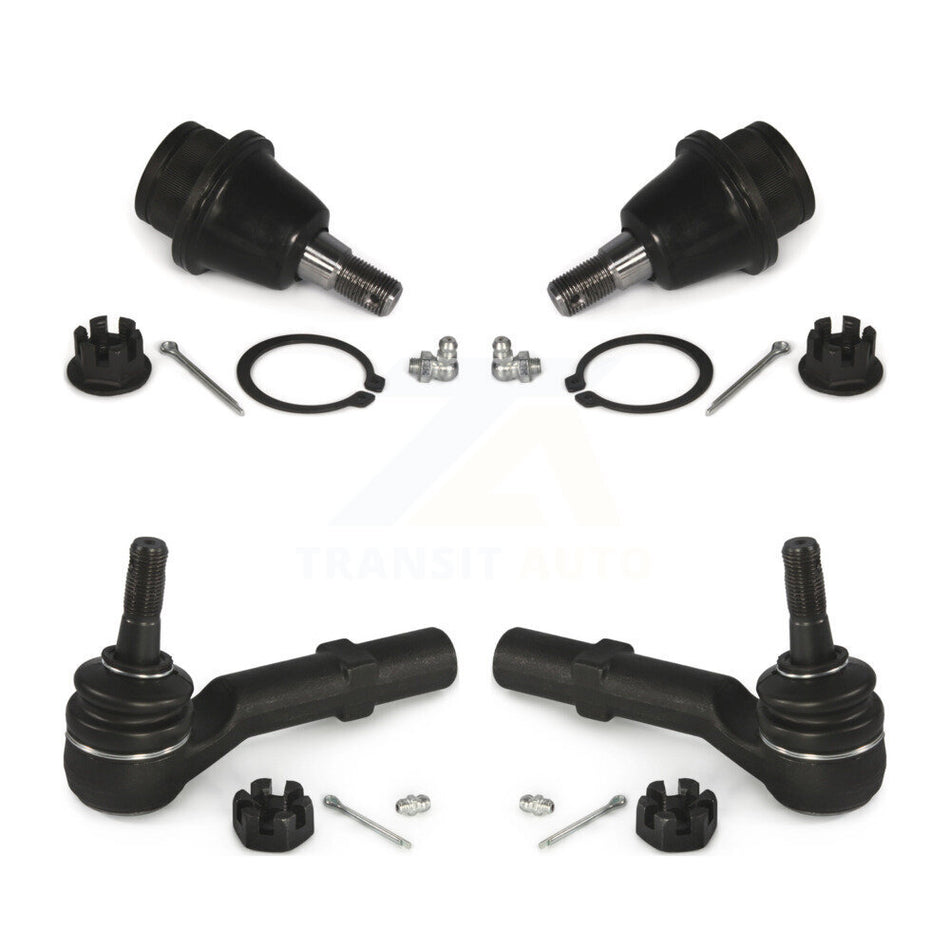Front Suspension Ball Joint And Tie Rod End Kit For Chevrolet Silverado 1500 GMC Sierra Tahoe Suburban Yukon Cadillac XL Avalanche Escalade ESV EXT With Steel Control Arm K72-100946
