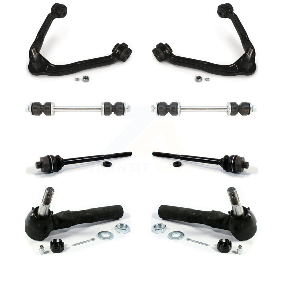 Front Suspension Control Arm Ball Joint Tie Rod End Link Kit For Chevrolet Silverado 1500 K72-101125