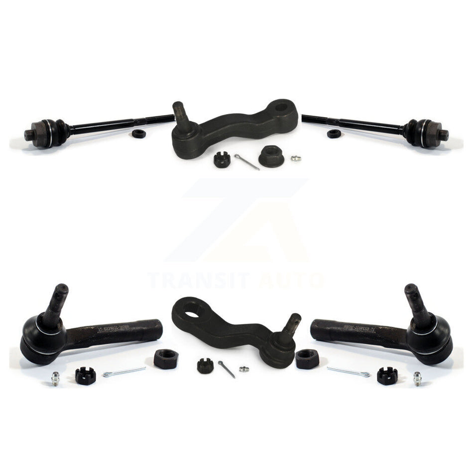 Front Tie Rod End Ball Joints Idler Arm Pitman Kit For Chevrolet Silverado 1500 GMC Tahoe Sierra Suburban Yukon Avalanche XL Cadillac Classic Escalade ESV EXT Without Frame Bracket K72-101271