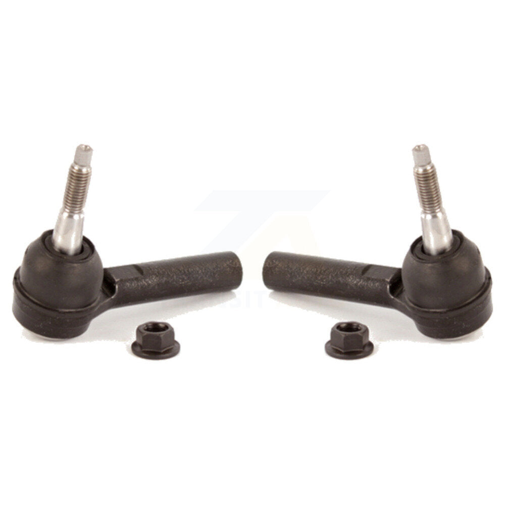 Front Outer Tie Rod End Pair For Chevrolet Equinox GMC Terrain Cadillac SRX Buick Saab K72-101347