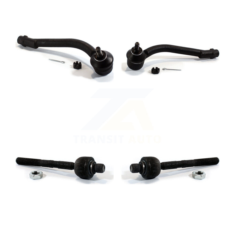 Front Outer & Inner Steering Tie Rod End Kit For Hyundai Elantra Kia Forte Koup Forte5 K72-101414