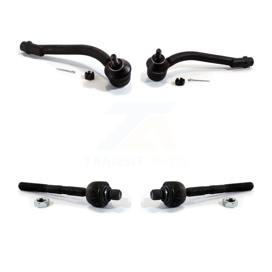 Front Outer & Inner Steering Tie Rod End Kit For Hyundai Elantra Kia Forte Koup Forte5 K72-101414