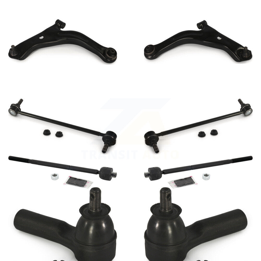 Front Suspension Control Arm Ball Joint Tie Rod End Link Kit (8Pc) For Ford Escape Mazda K72-101525