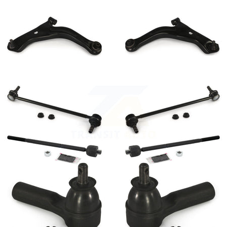 Front Suspension Control Arm Ball Joint Tie Rod End Link Kit (8Pc) For Ford Escape Mazda K72-101525