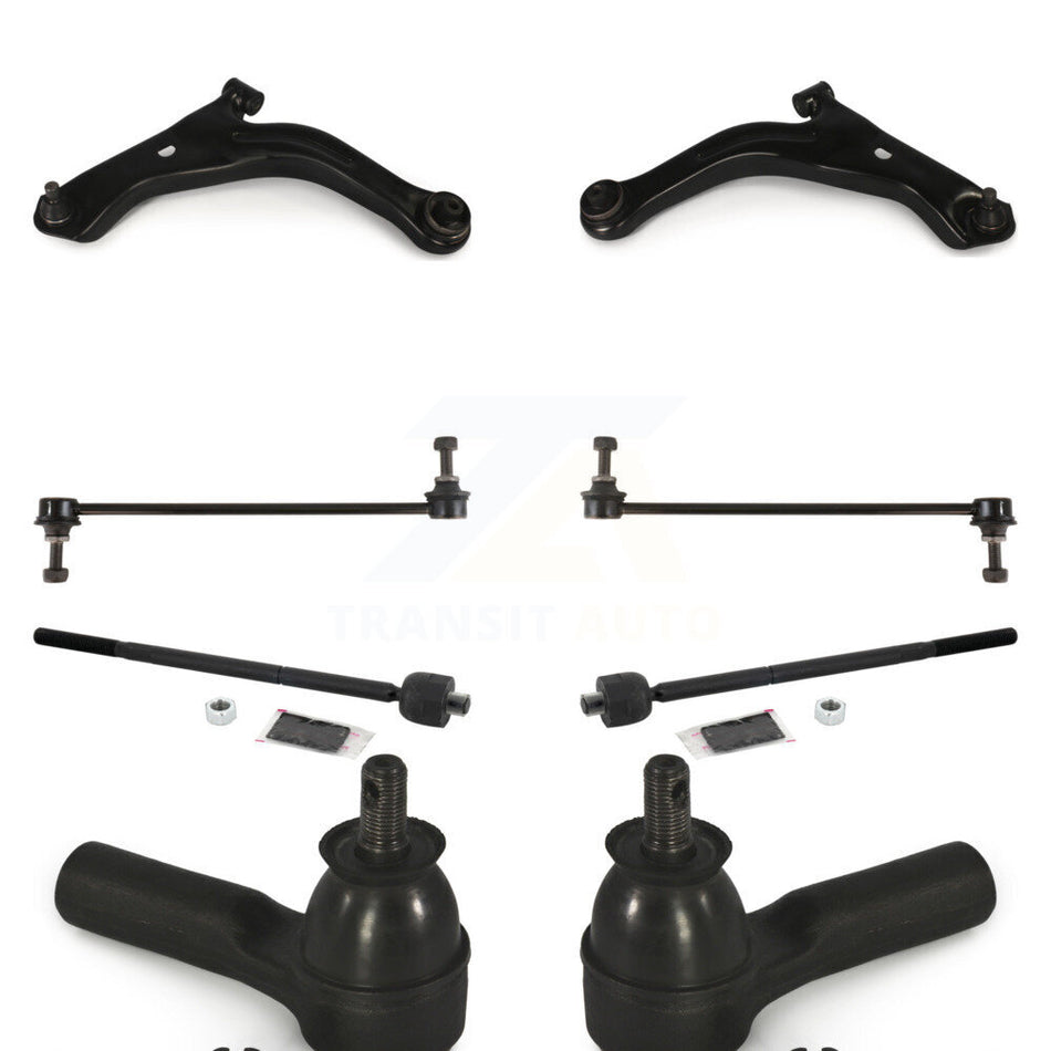 Front Suspension Control Arm Ball Joint Tie Rod End Link Kit (8Pc) For Ford Escape Mazda K72-101525