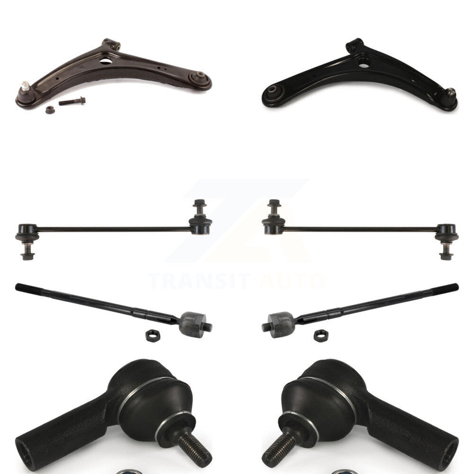 Front Suspension Control Arm Ball Joint Tie Rod End Link Kit (8Pc) For Mitsubishi Lancer K72-101527