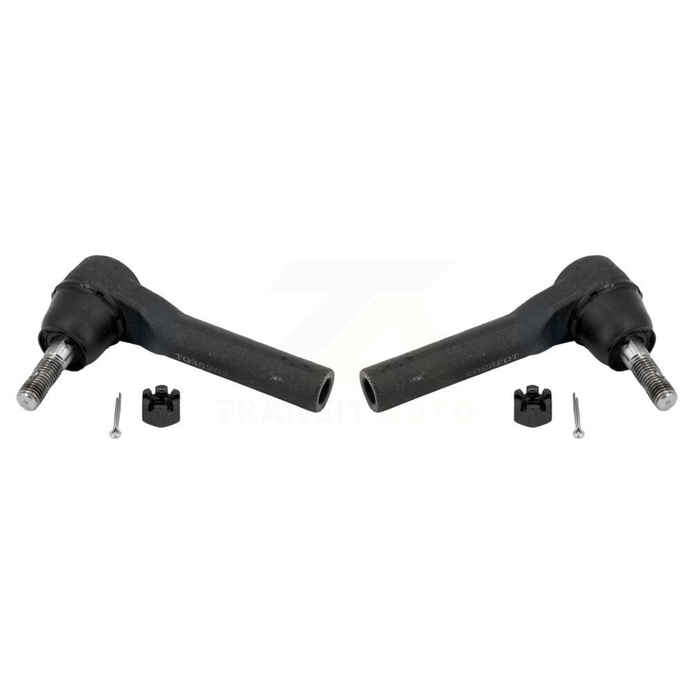 Front Outer Tie Rod End Pair For GMC Chevrolet Sierra 1500 Silverado Tahoe Yukon Cadillac K72-101605