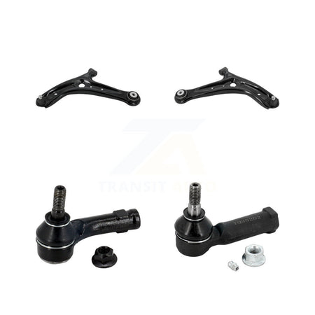 Front Suspension Lower Control Arm Assembly And Outer Tie Rod End Kit For Ford Fiesta K72-101692