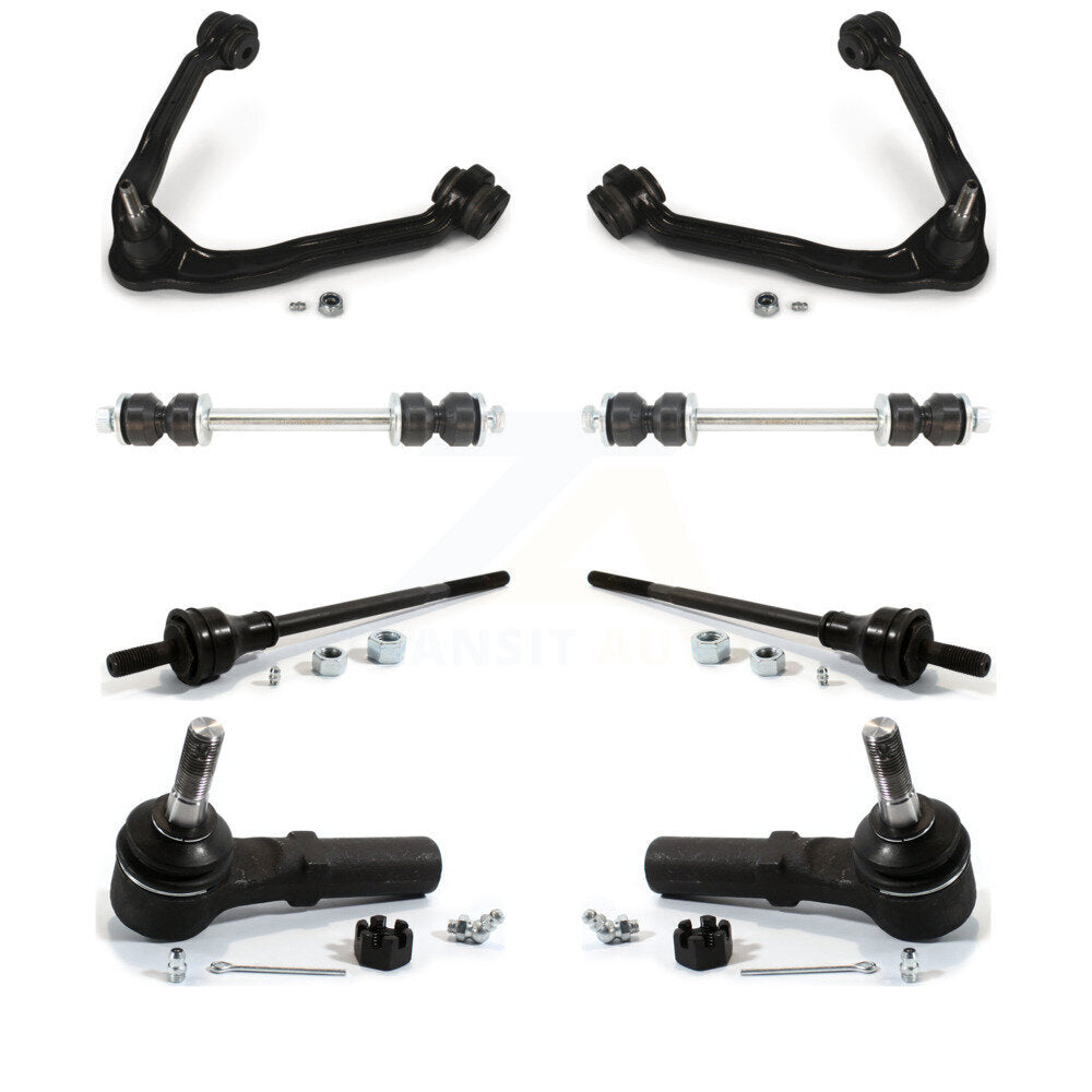 Front Upper Control Arm & Ball Joint Tie Rod End Link Kit For Chevrolet Express 2500 GMC K72-101707