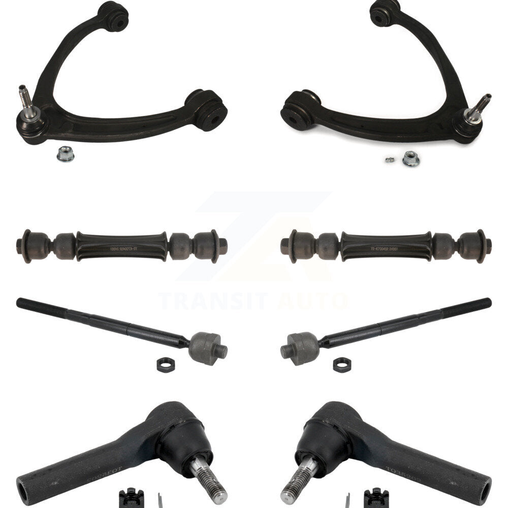 Front Upper Control Arm & Ball Joint Tie Rod End Link Kit (8Pc) For GMC Sierra 1500 Tahoe K72-101710