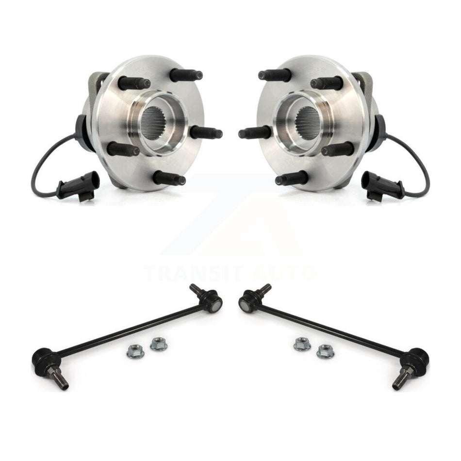 Front Hub Bearing Assembly And Link Kit For Chevrolet Malibu Pontiac G6 HHR Saturn Aura K77-100261