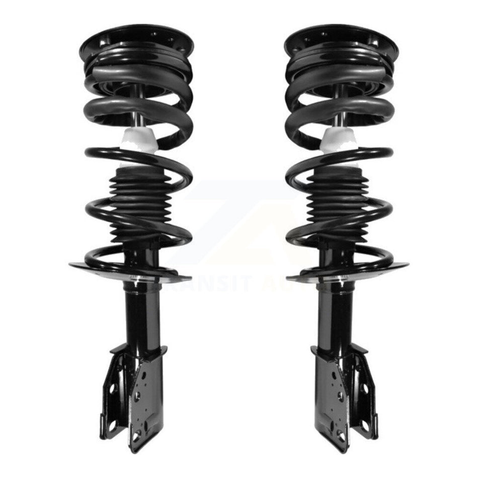 Front Complete Suspension Shocks Strut And Coil Spring Mount Assemblies Pair For 1999-2005 Chevrolet Cavalier Pontiac Sunfire Second Edition Design K78A-100019
