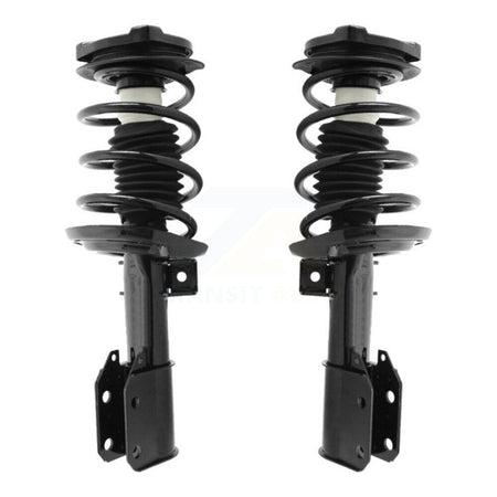 Front Complete Suspension Shocks Strut And Coil Spring Mount Assemblies Pair For Mercedes-Benz C300 C250 C350 C230 Excludes Rear Wheel Drive; W204 Chassis AWD Left Right Side K78A-100042 by Transit Auto