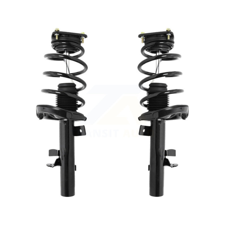 Front Complete Suspension Shocks Strut And Coil Spring Mount Assemblies Kit For 2012-2018 Ford Focus Excludes Electric Engine Turbo K78A-100075