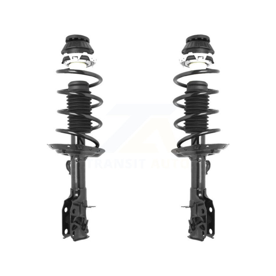 Front Complete Suspension Shocks Strut And Coil Spring Mount Assemblies Kit For 2009-2014 Honda Fit Excludes Electric Models K78A-100111