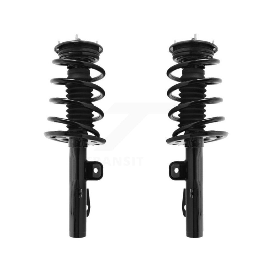 Front Complete Suspension Shocks Strut And Coil Spring Mount Assemblies Kit For 2010-2012 Ford Taurus Excludes Turbo Charged Models K78A-100129