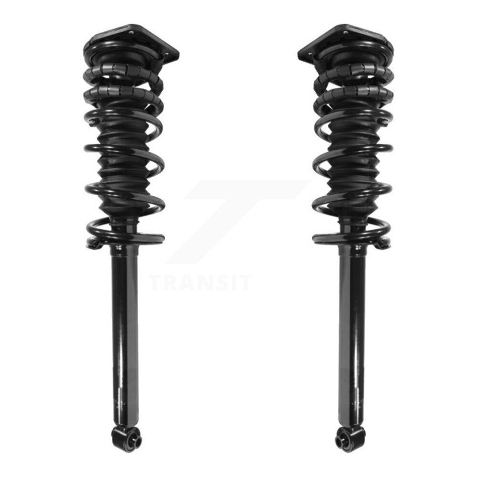 Rear Complete Suspension Shocks Strut And Coil Spring Mount Assemblies Pair For 1995-2005 Chevrolet Cavalier Pontiac Sunfire K78A-100227