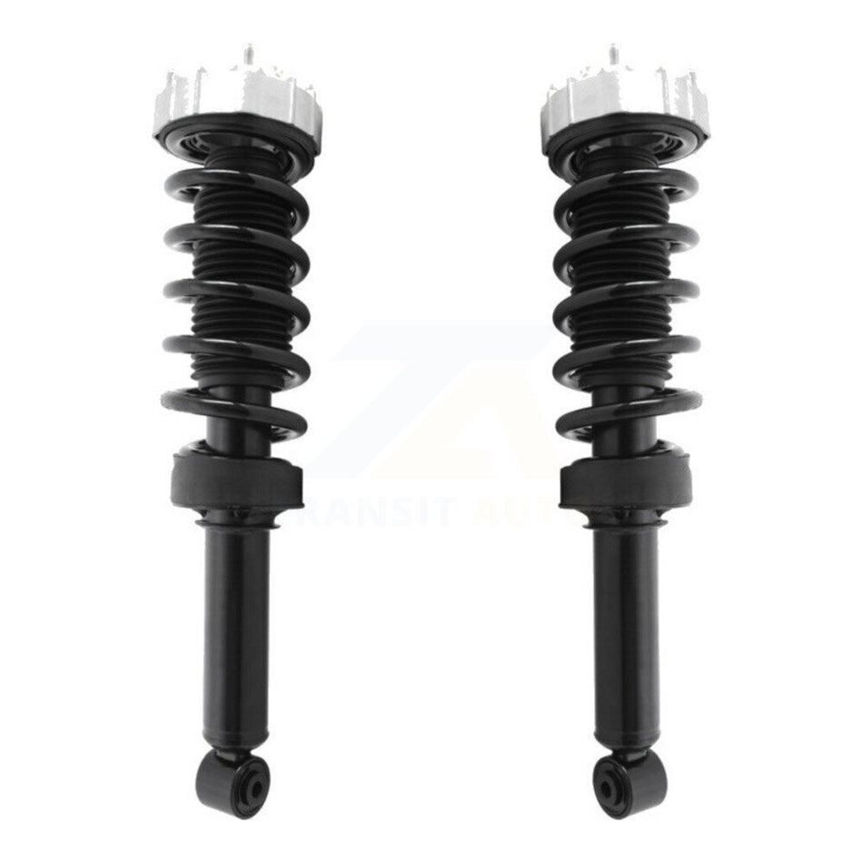 Rear Complete Suspension Shocks Strut And Coil Spring Mount Assemblies Pair For Porsche Cayenne Audi Q7 Volkswagen Touareg Excludes Models with Air Electronic K78A-100242