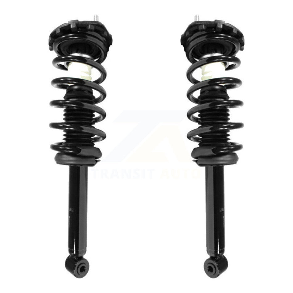 Rear Complete Suspension Shocks Strut And Coil Spring Mount Assemblies Pair For Nissan Maxima Infiniti I35 I30 INFINITI excludes electronic adjustable suspension K78A-100250