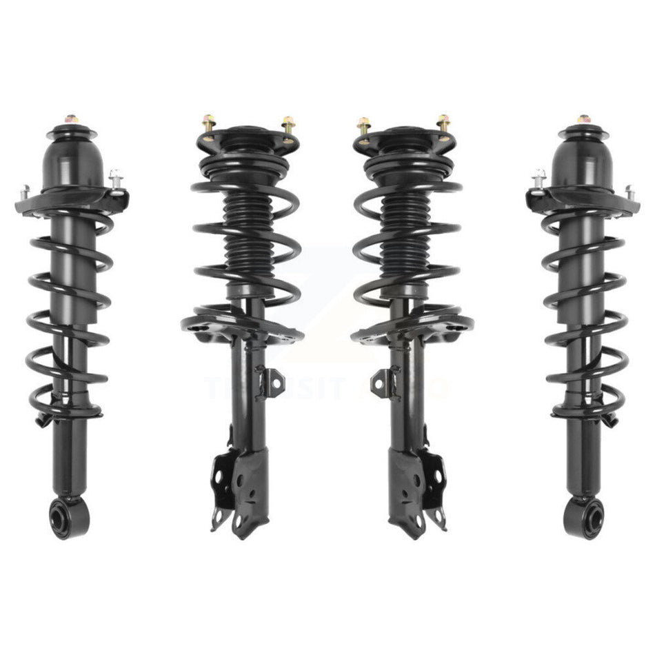 Front Rear Complete Suspension Shocks Strut And Coil Spring Mount Assemblies Kit For 2014-2019 Toyota Corolla Excludes Sport K78A-100296