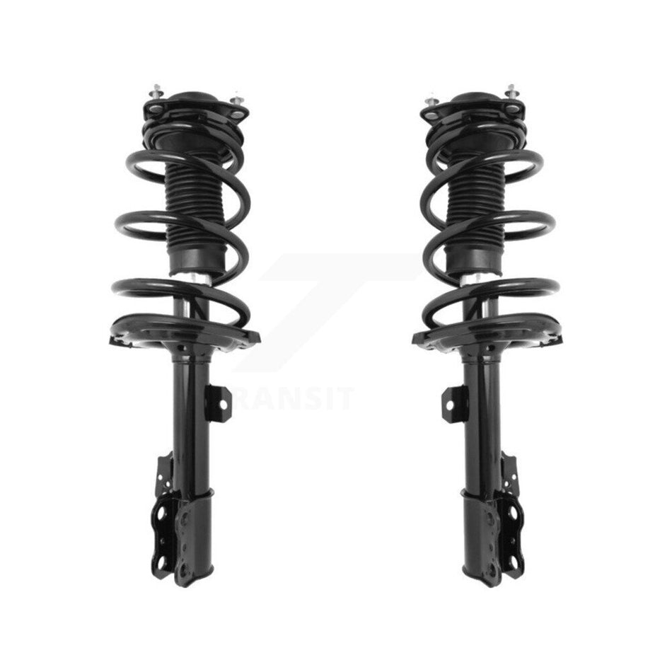 Front Complete Suspension Shocks Strut And Coil Spring Mount Assemblies Kit For 2011-2019 Toyota Sienna FWD Fits 8 Passenger; Excludes All Wheel Drive K78A-100332